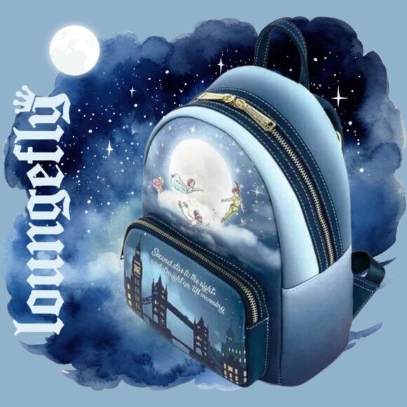 NWT Loungefly Peter Pan Second Star Glow Backpack main image 6